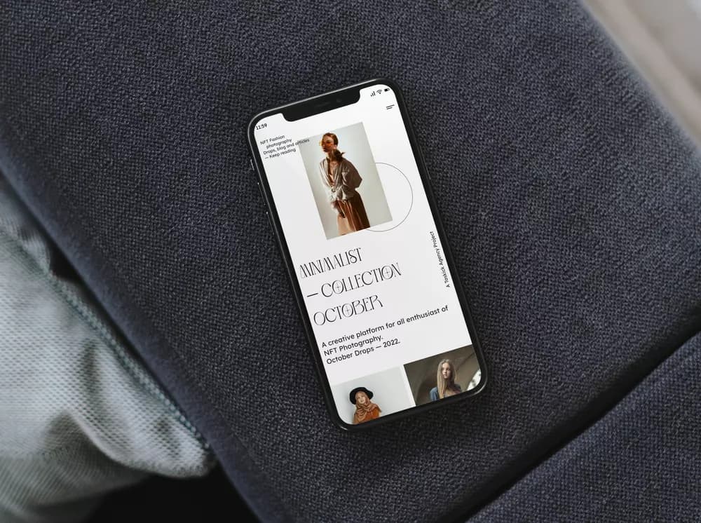 The Beauty Blog app mockup