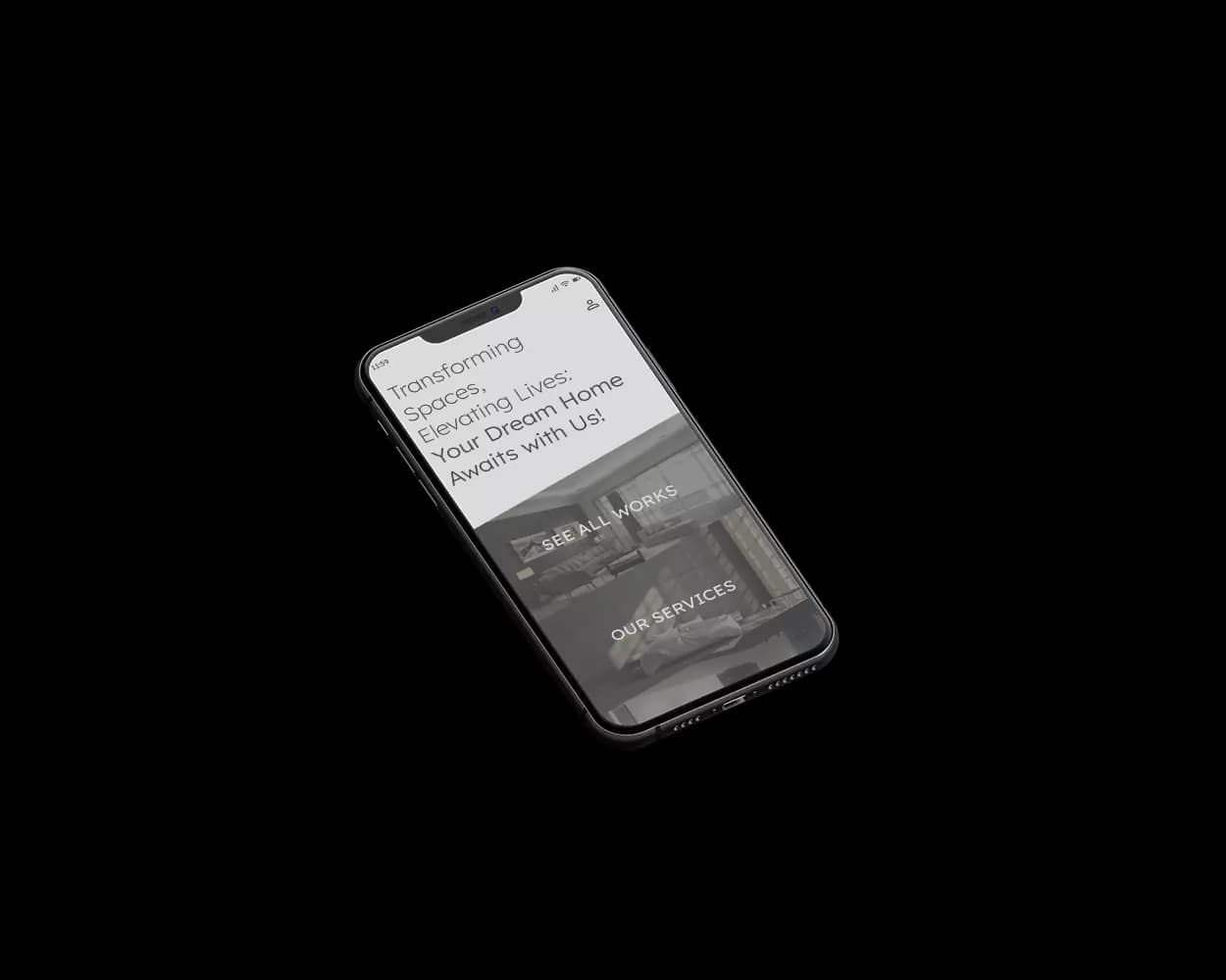 STUDIOHOME Architecture app mockup